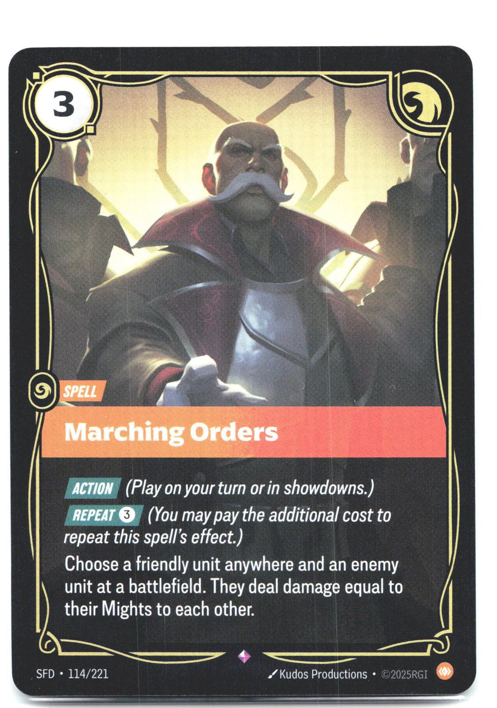114/221 Marching Orders Foil Spiritforged