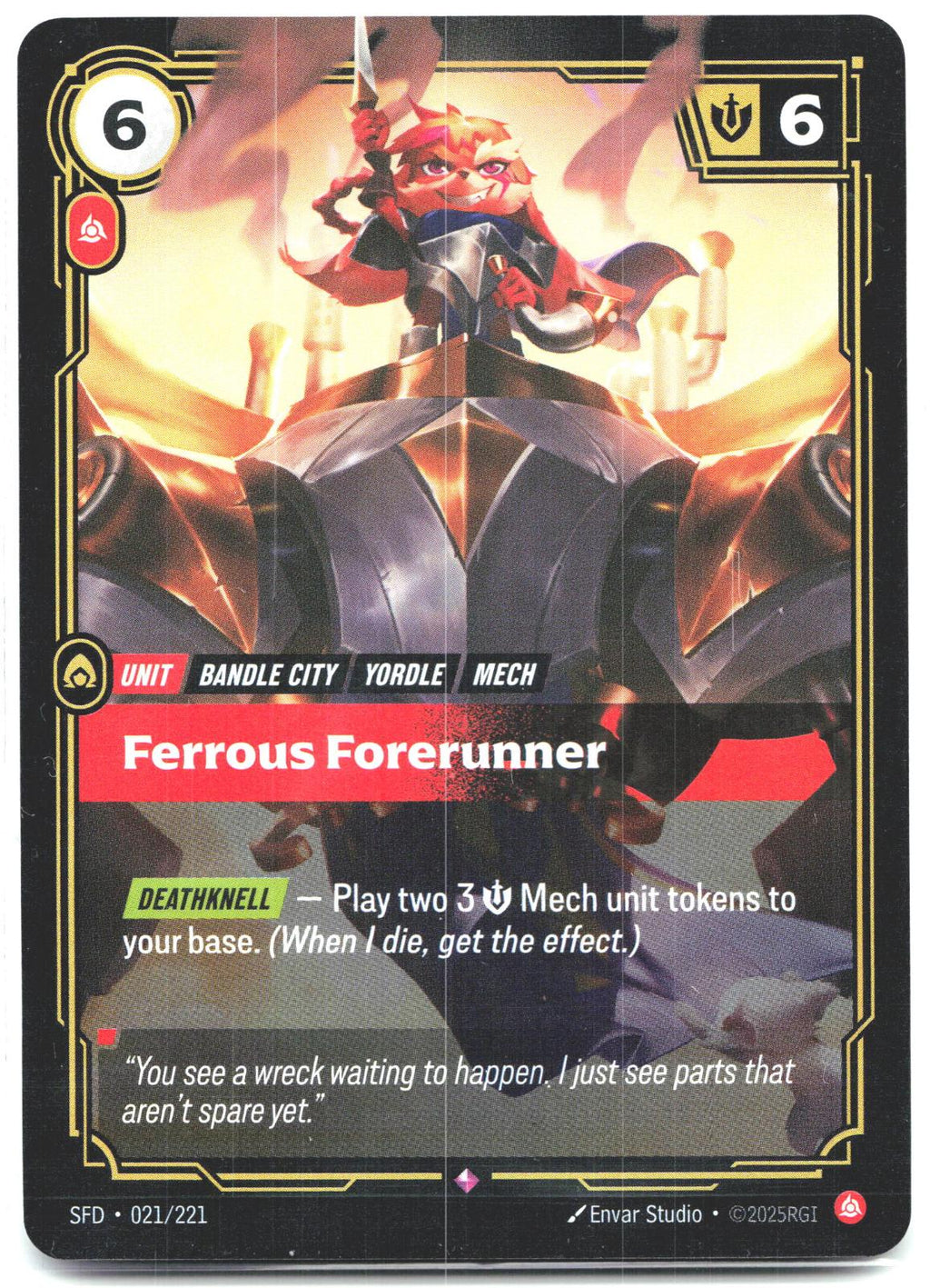 021/221 Ferrous Forerunner Foil Spiritforged
