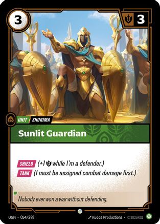 054/298 Sunlit Guardian Origins