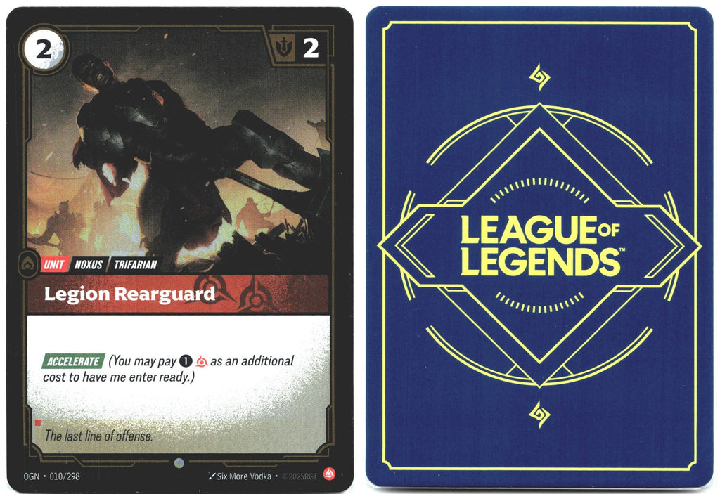 010/298 Legion Rearguard Foil Origins