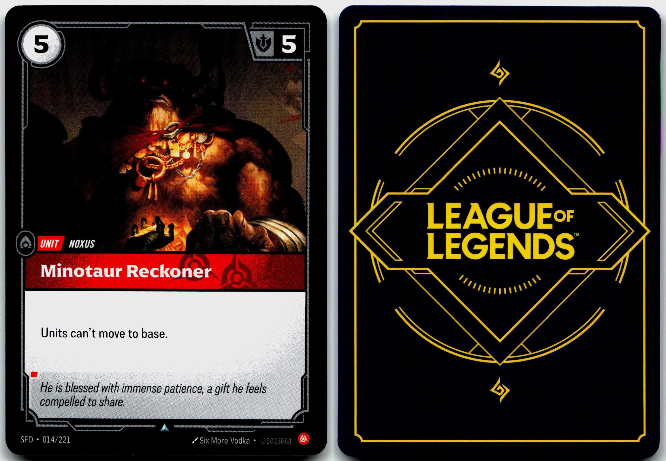 014/221 Minotaur Reckoner Spiritforged
