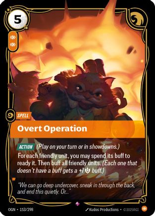 153/298 Overt Operation Foil Origins