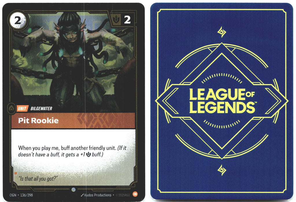 136/298 Pit Rookie Foil Origins