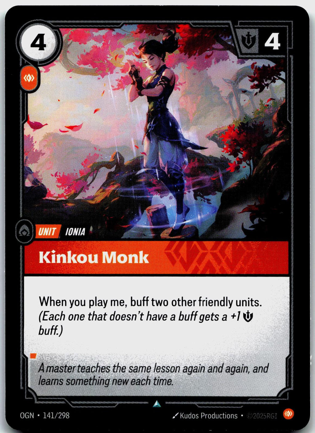 141/298 Kinkou Monk Origins