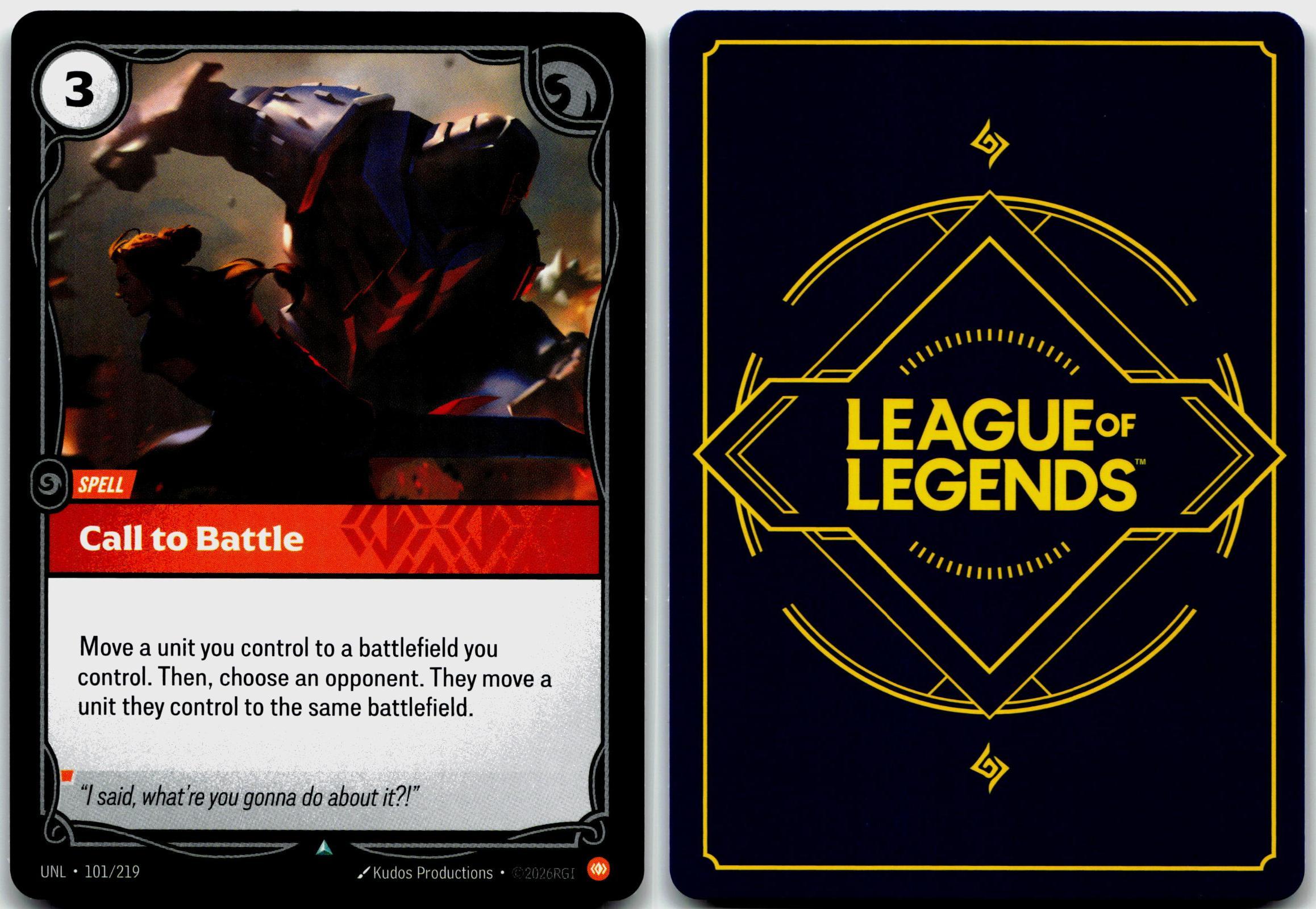 101/219 Call to Battle Unleashed