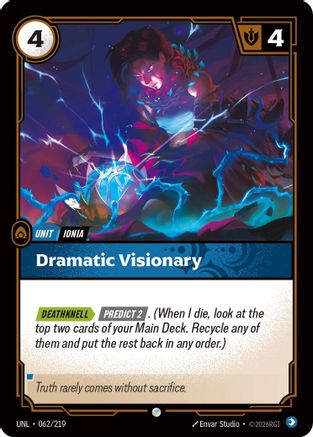 062/219 Dramatic Visionary Unleashed