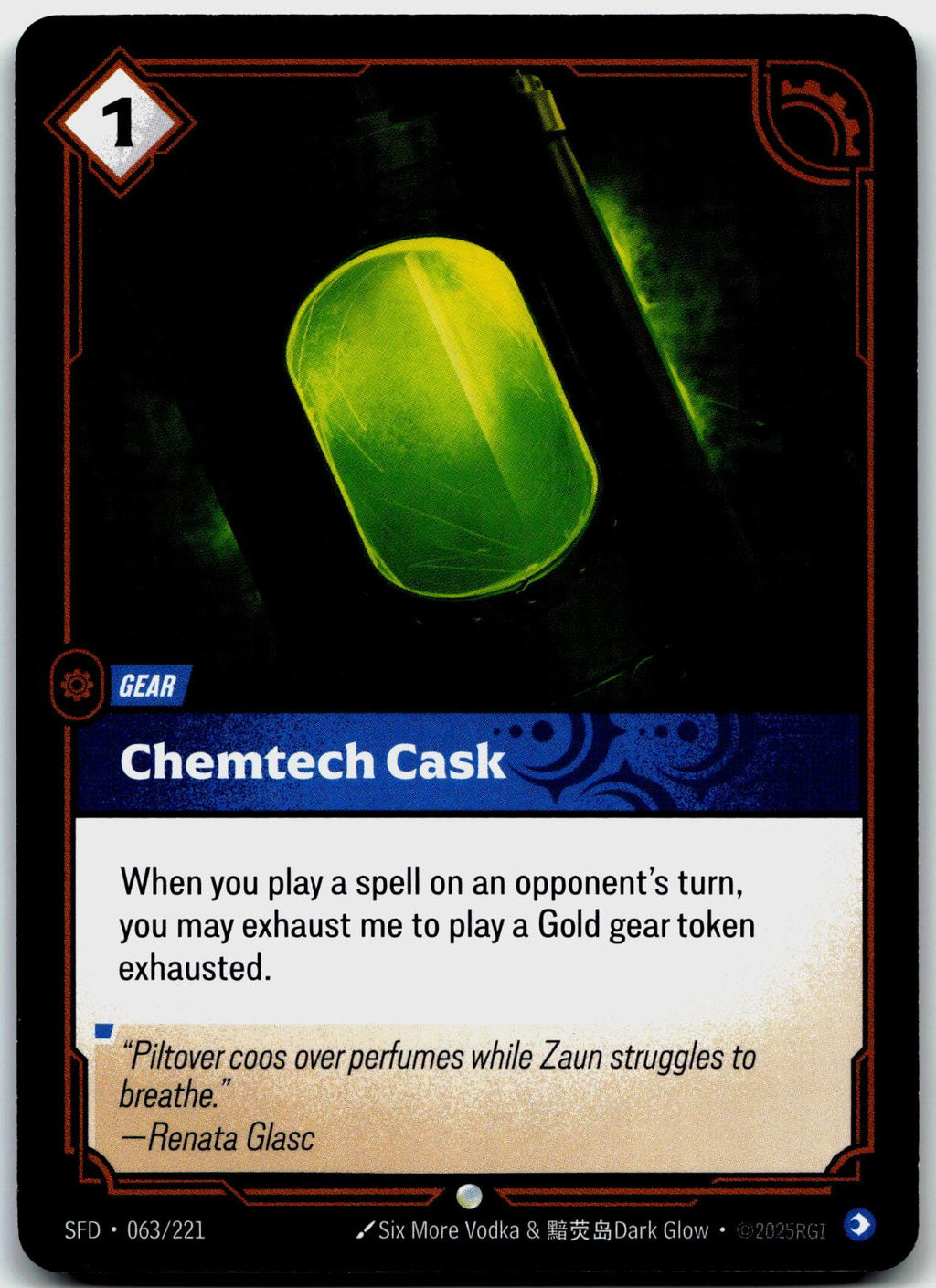 063/221 Chemtech Cask Spiritforged