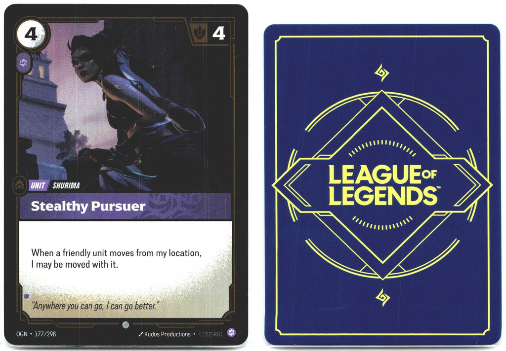 177/298 Stealthy Pursuer Foil Riftbound Organized Play Promotional Cards