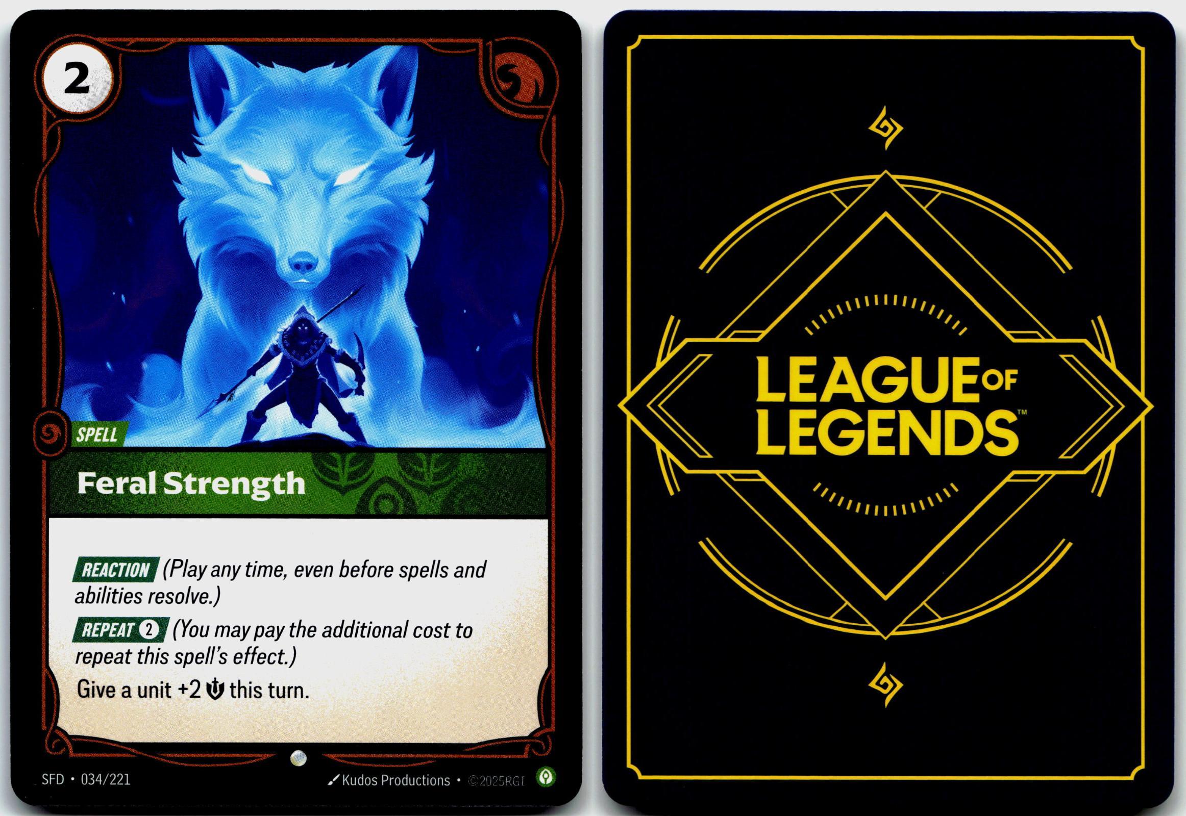 034/221 Feral Strength Spiritforged