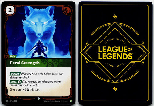 034/221 Feral Strength Spiritforged
