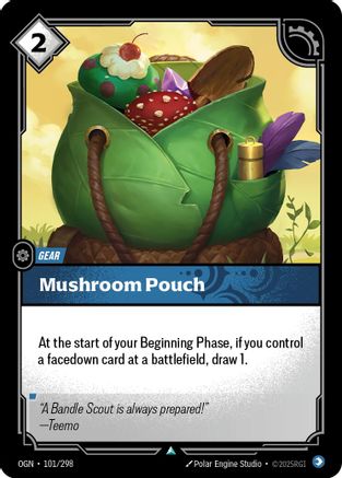 101/298 Mushroom Pouch Foil Origins
