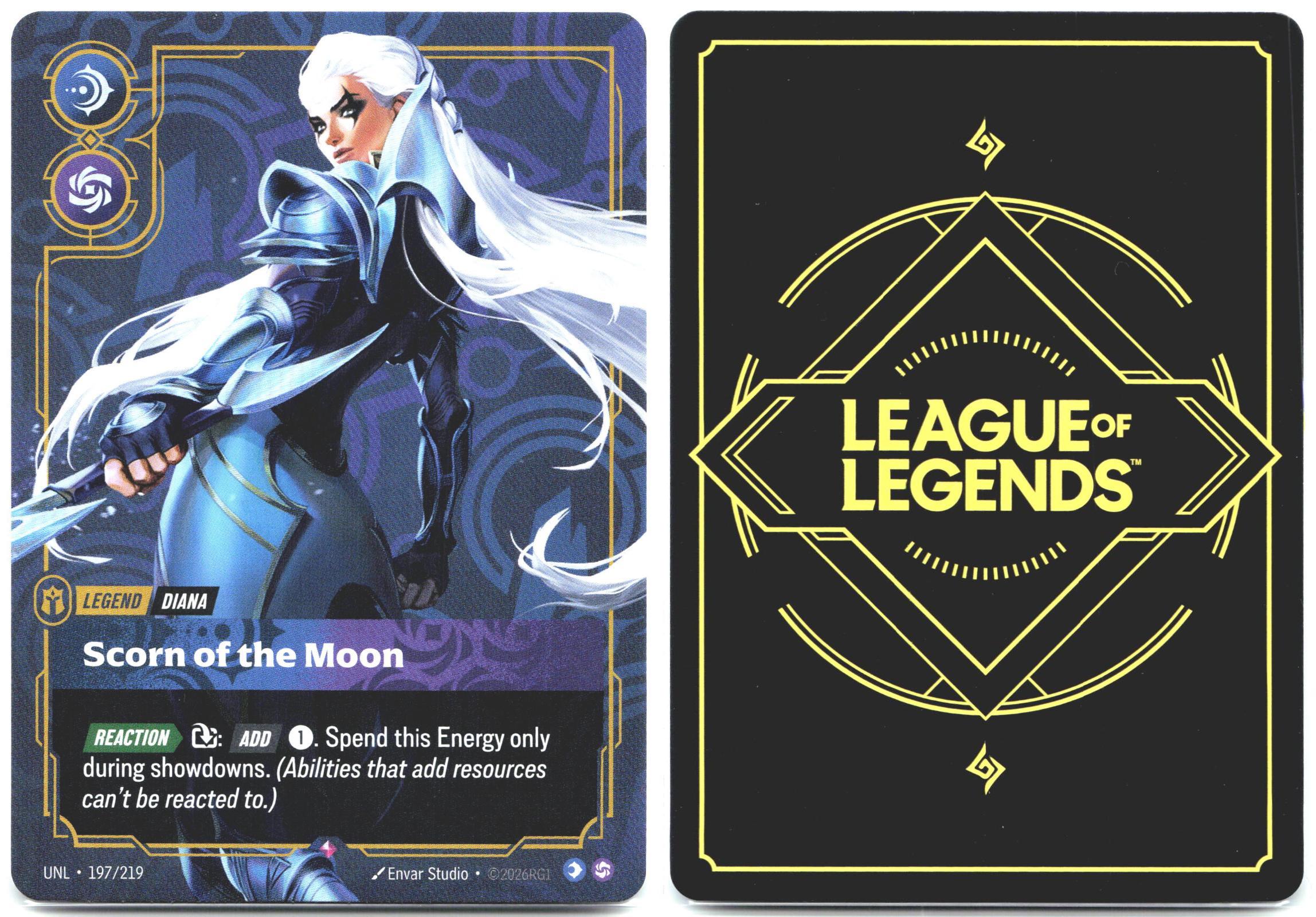 197/219 Diana - Scorn of the Moon Foil Unleashed