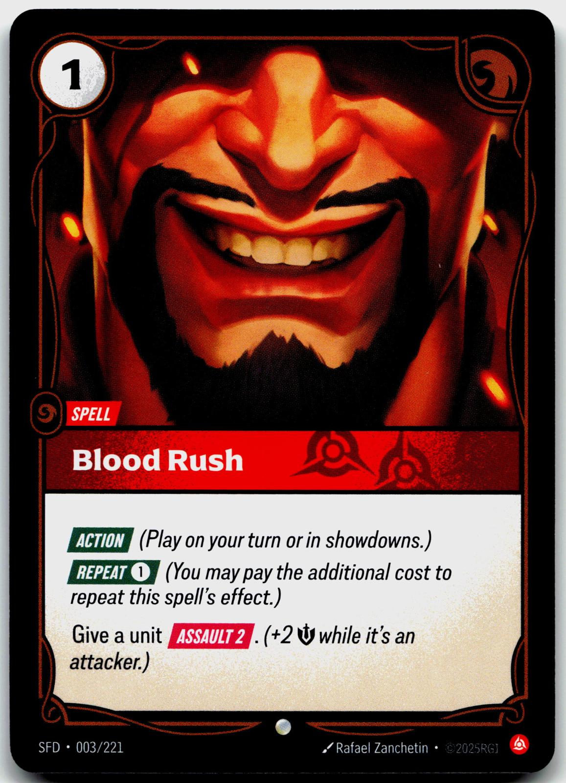 003/221 Blood Rush Spiritforged