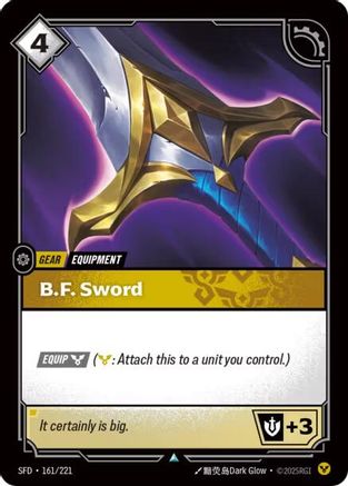 161/221 B.F. Sword Spiritforged
