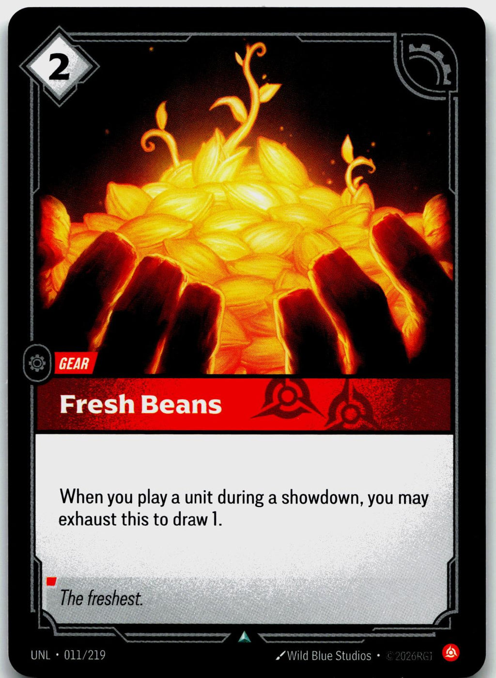 011/219 Fresh Beans Unleashed