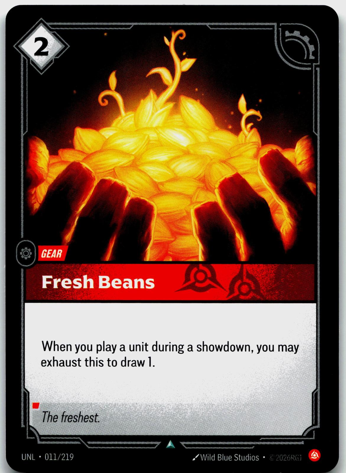 011/219 Fresh Beans Unleashed