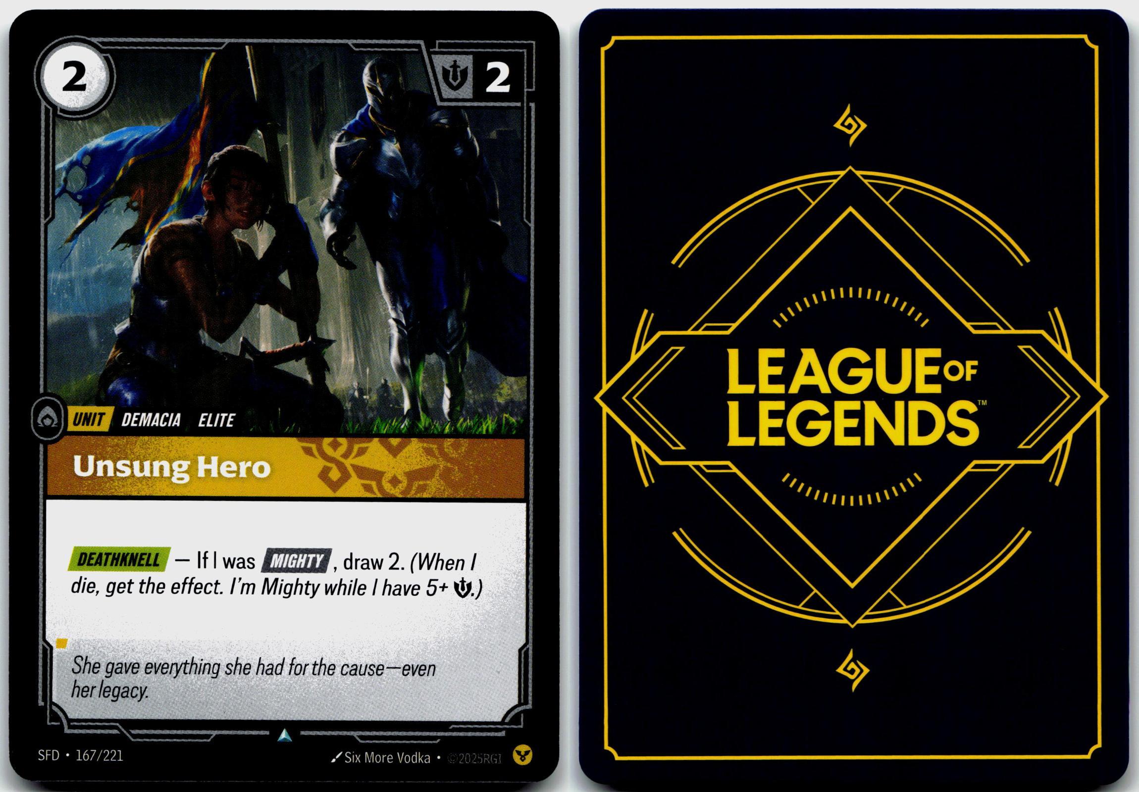 167/221 Unsung Hero Spiritforged
