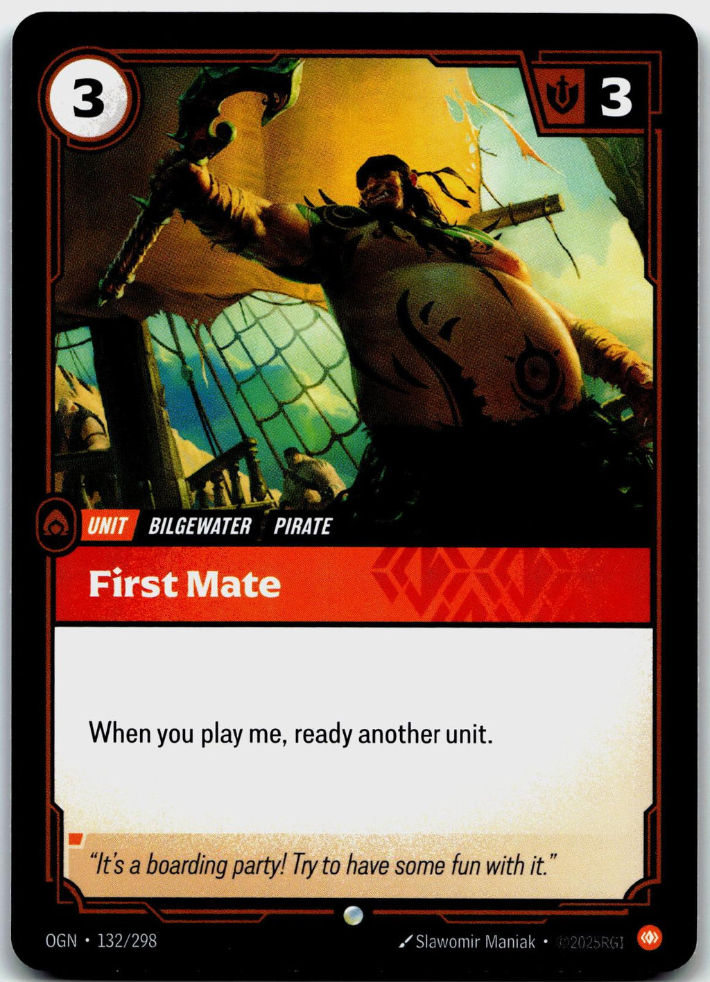 132/298 First Mate Origins