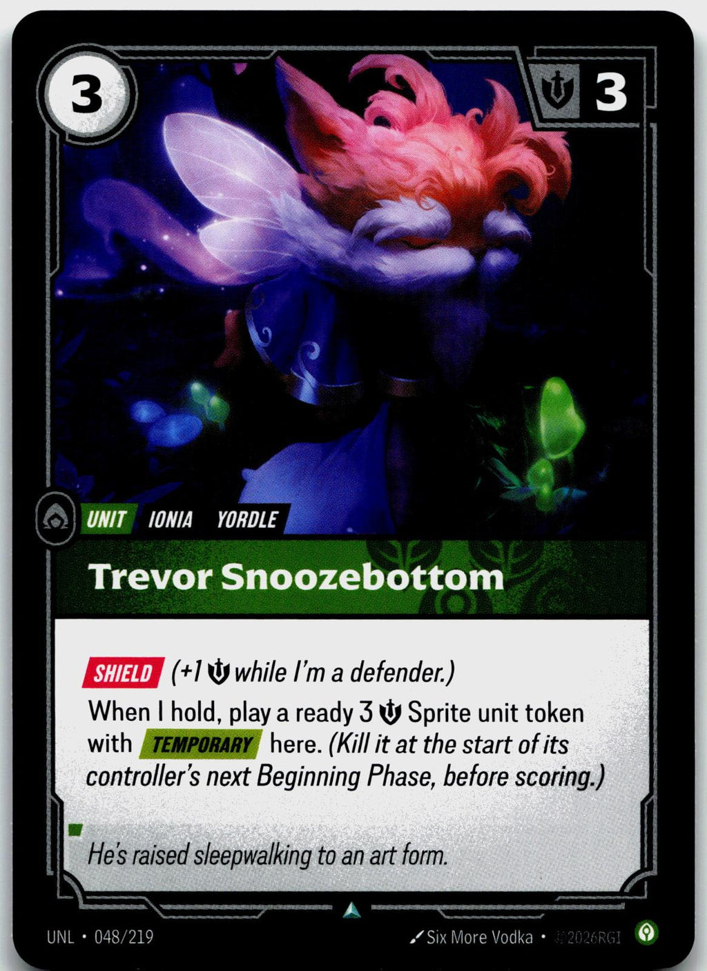 048/219 Trevor Snoozebottom Unleashed