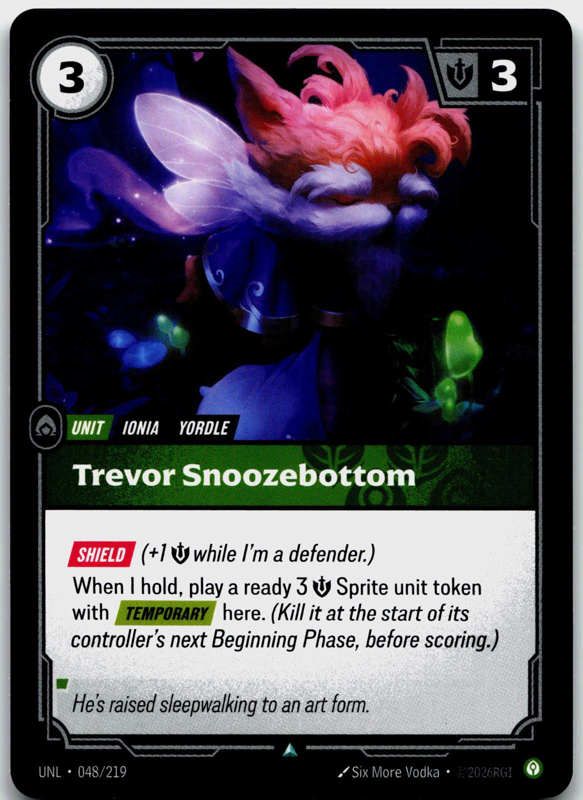 048/219 Trevor Snoozebottom Unleashed
