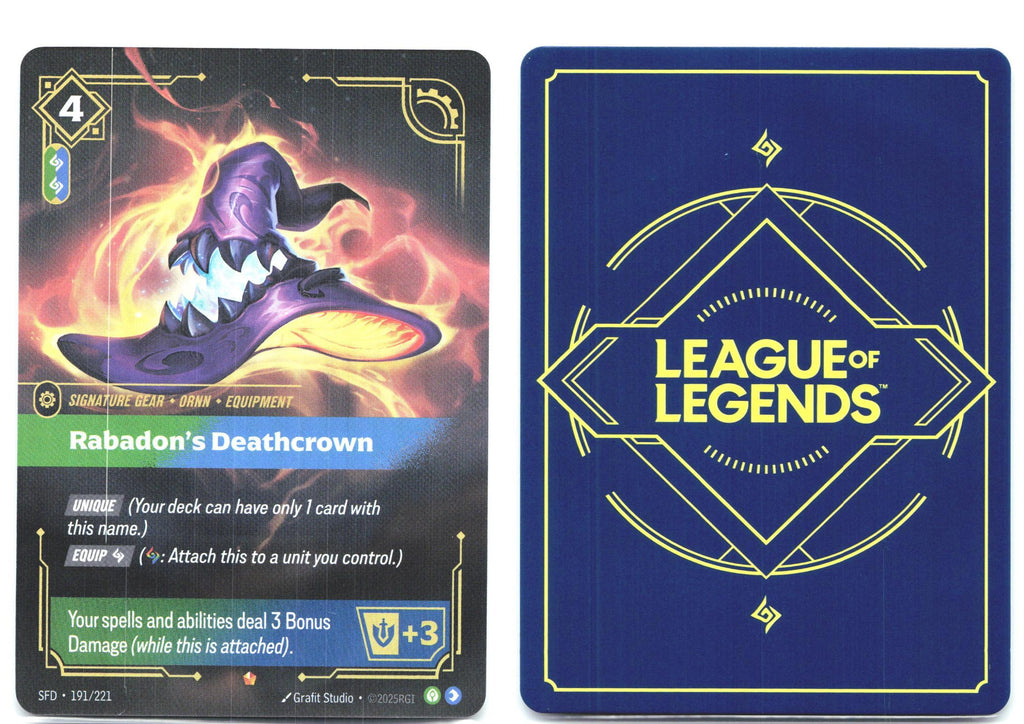 191/221 Rabadon's Deathcrown Foil Spiritforged