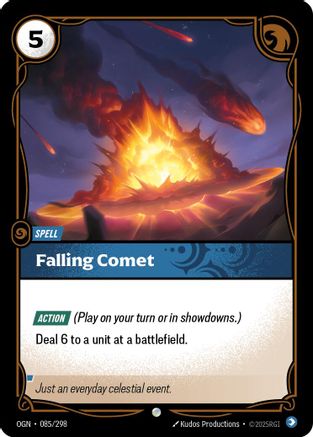 085/298 Falling Comet Origins