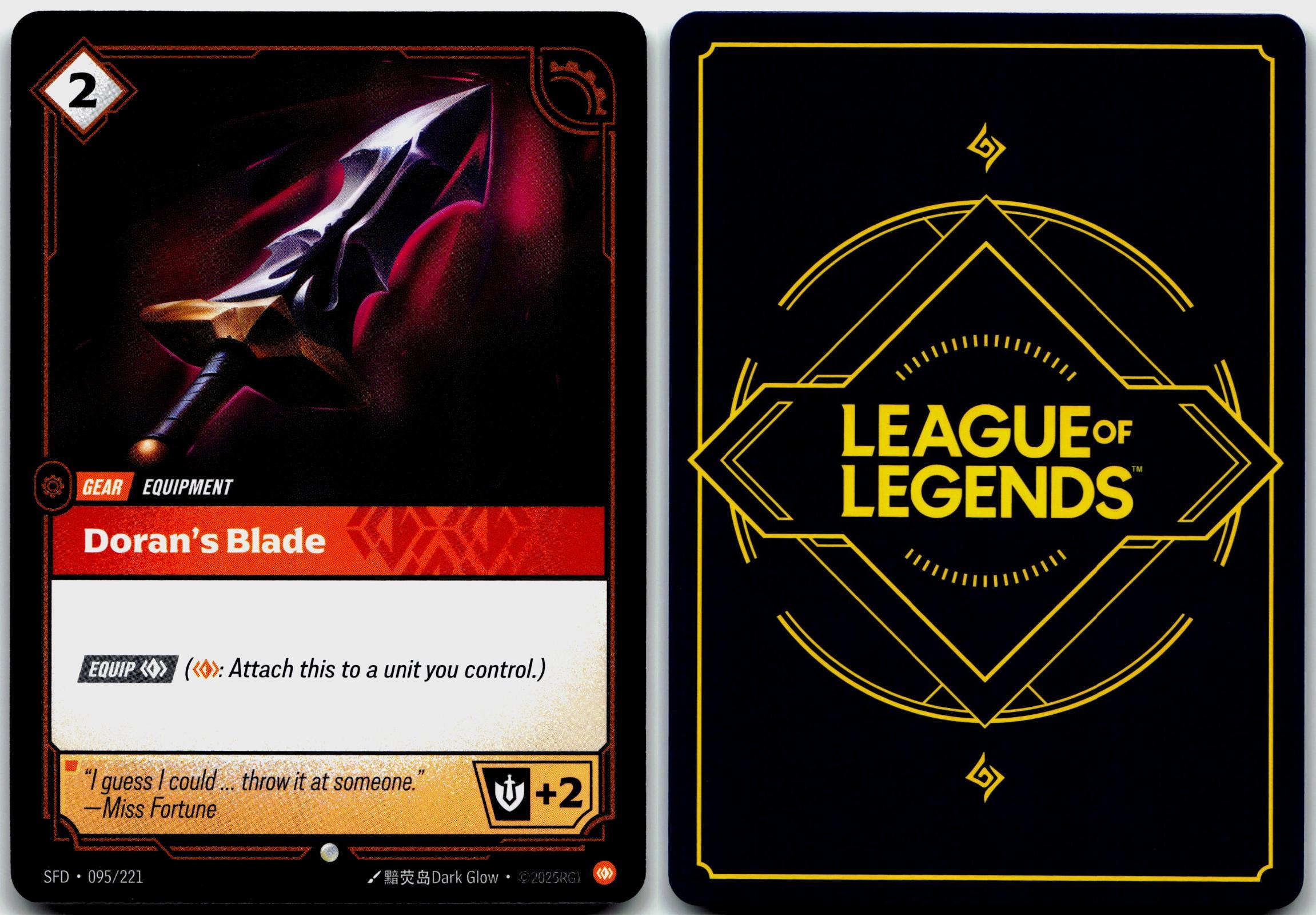 095/221 Doran's Blade Spiritforged
