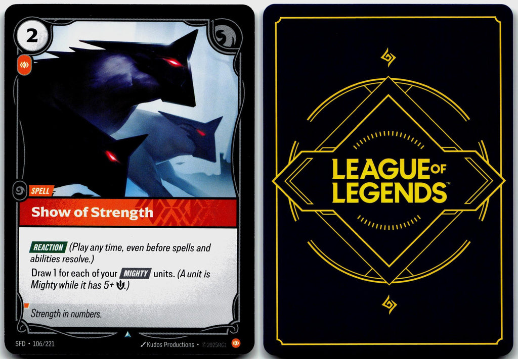 106/221 Show of Strength Spiritforged