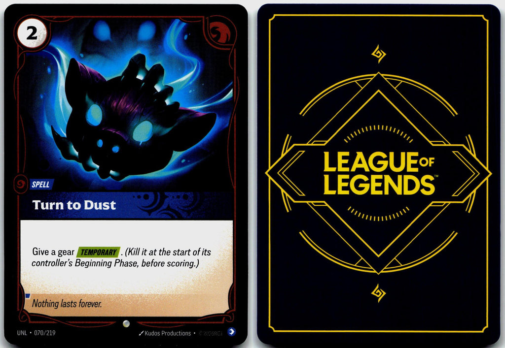 070/219 Turn to Dust Unleashed