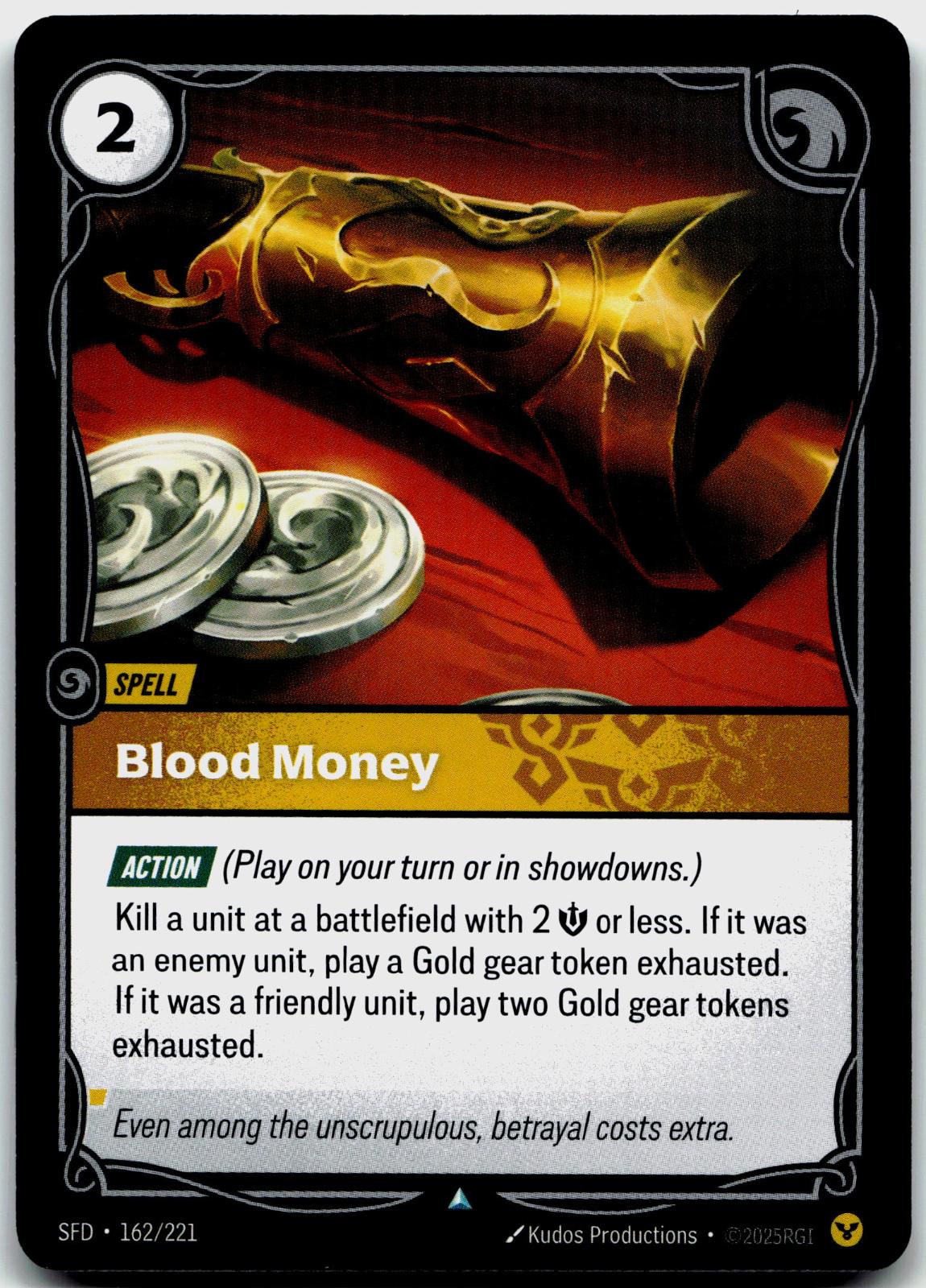 162/221 Blood Money Spiritforged