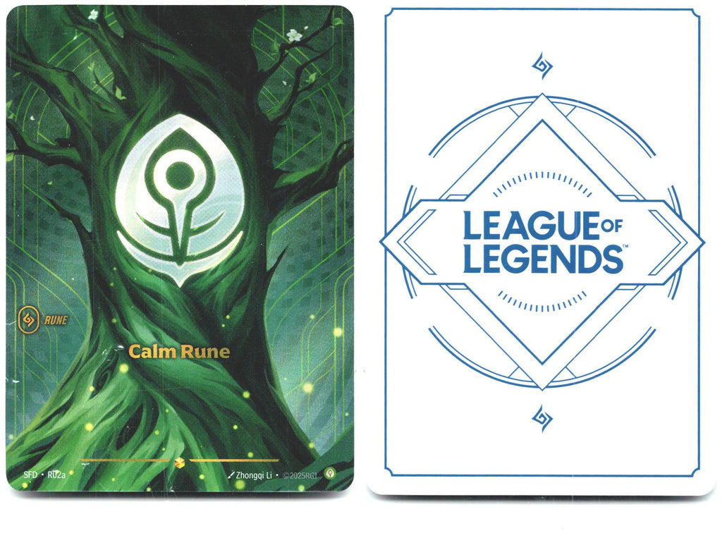 042A/298 Calm Rune (Alternate Art) Foil Origins
