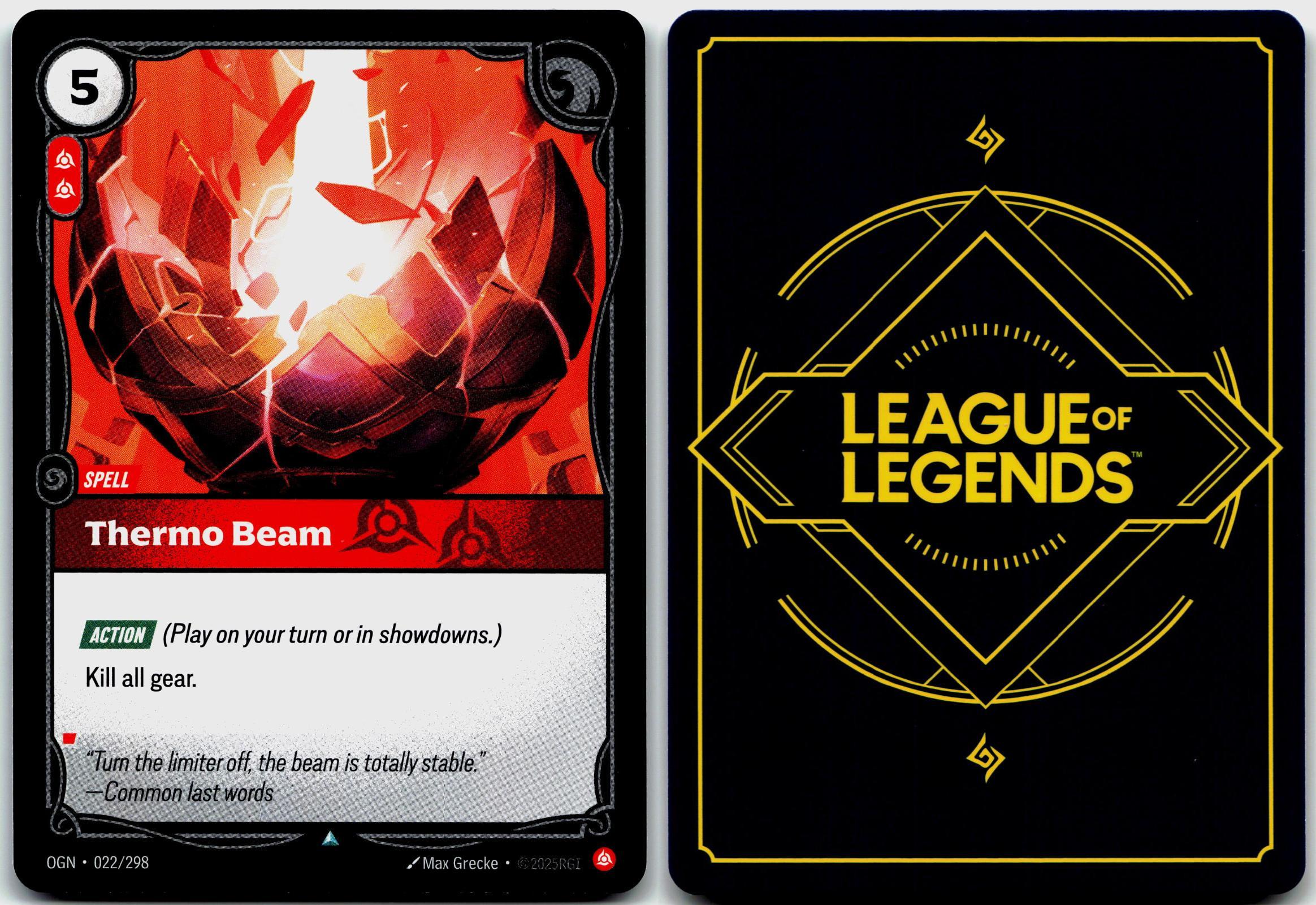 022/298 Thermo Beam Origins