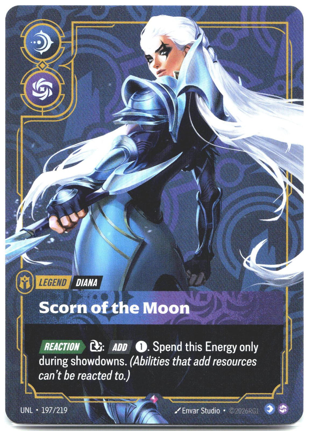 197/219 Diana - Scorn of the Moon Foil Unleashed