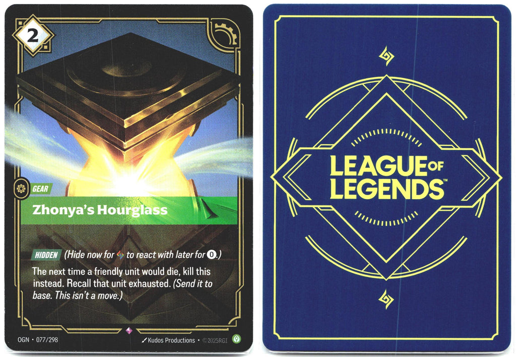 077/298 Zhonya's Hourglass Foil Origins