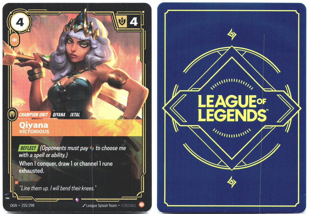 155/298 Qiyana - Victorious Foil Origins
