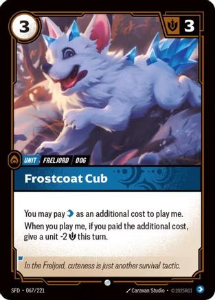 067/221 Frostcoat Cub Spiritforged
