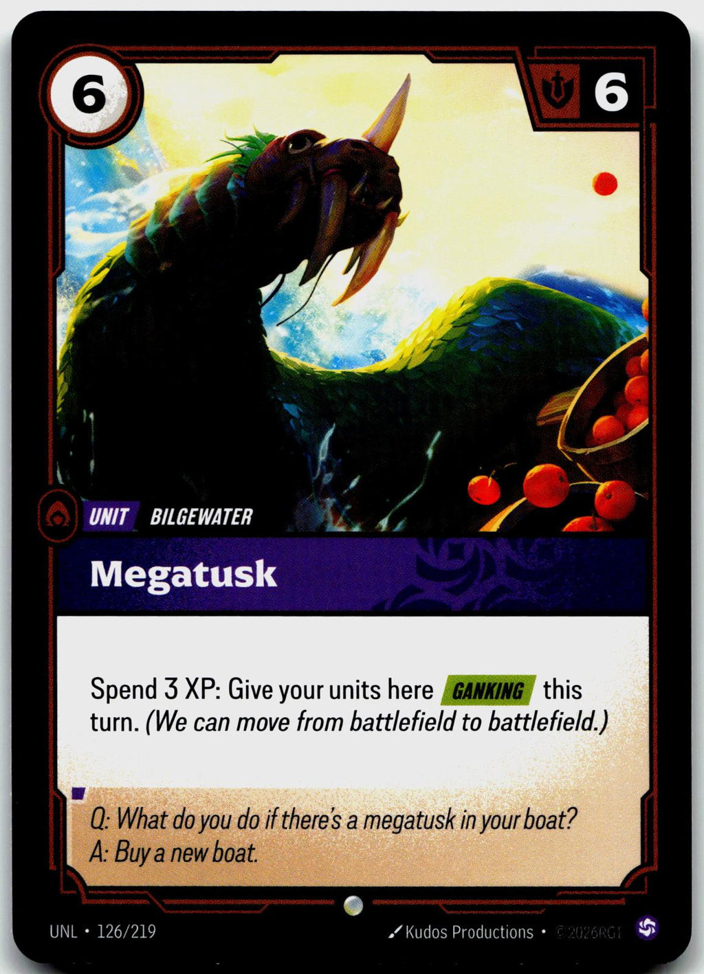 126/219 Megatusk Unleashed