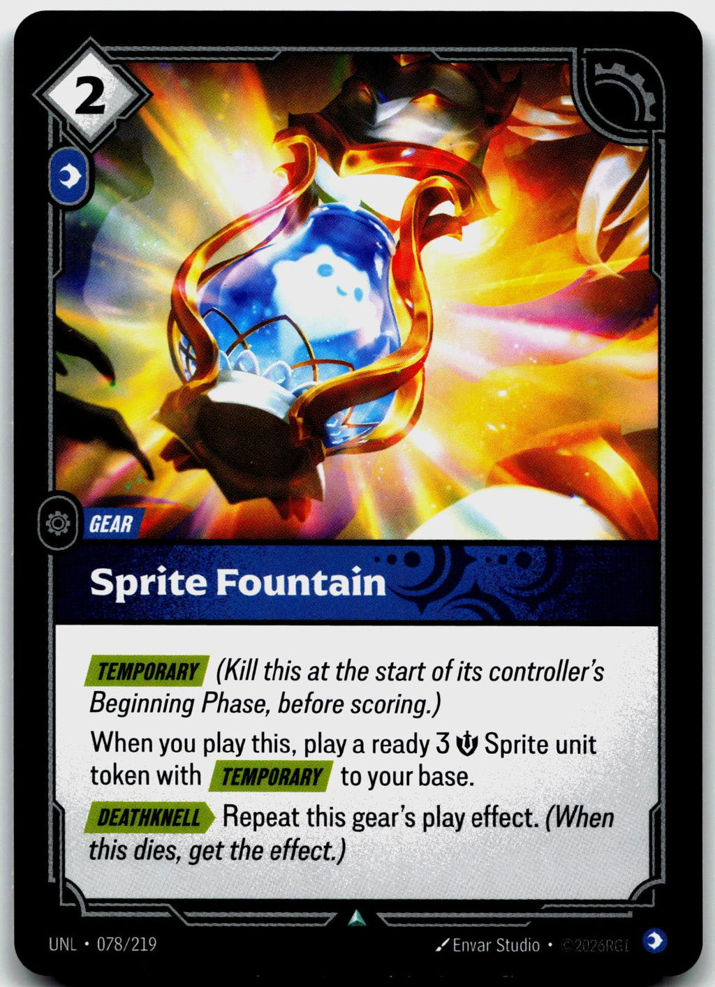 078/219 Sprite Fountain Unleashed