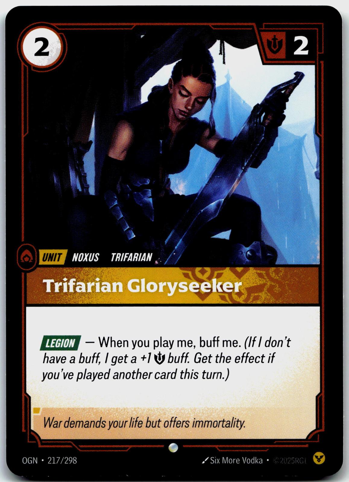 217/298 Trifarian Gloryseeker Origins