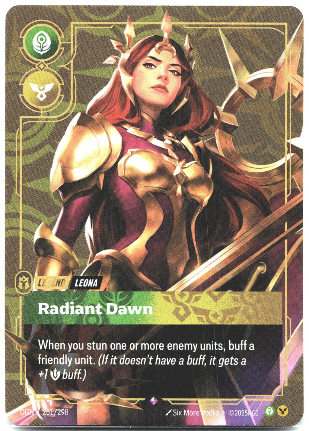 261 Leona Radiant Dawn Foil Origins