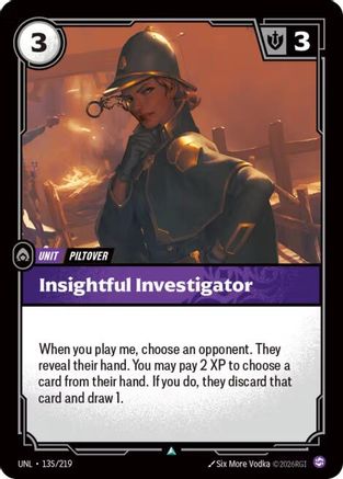 135/219 Insightful Investigator Unleashed