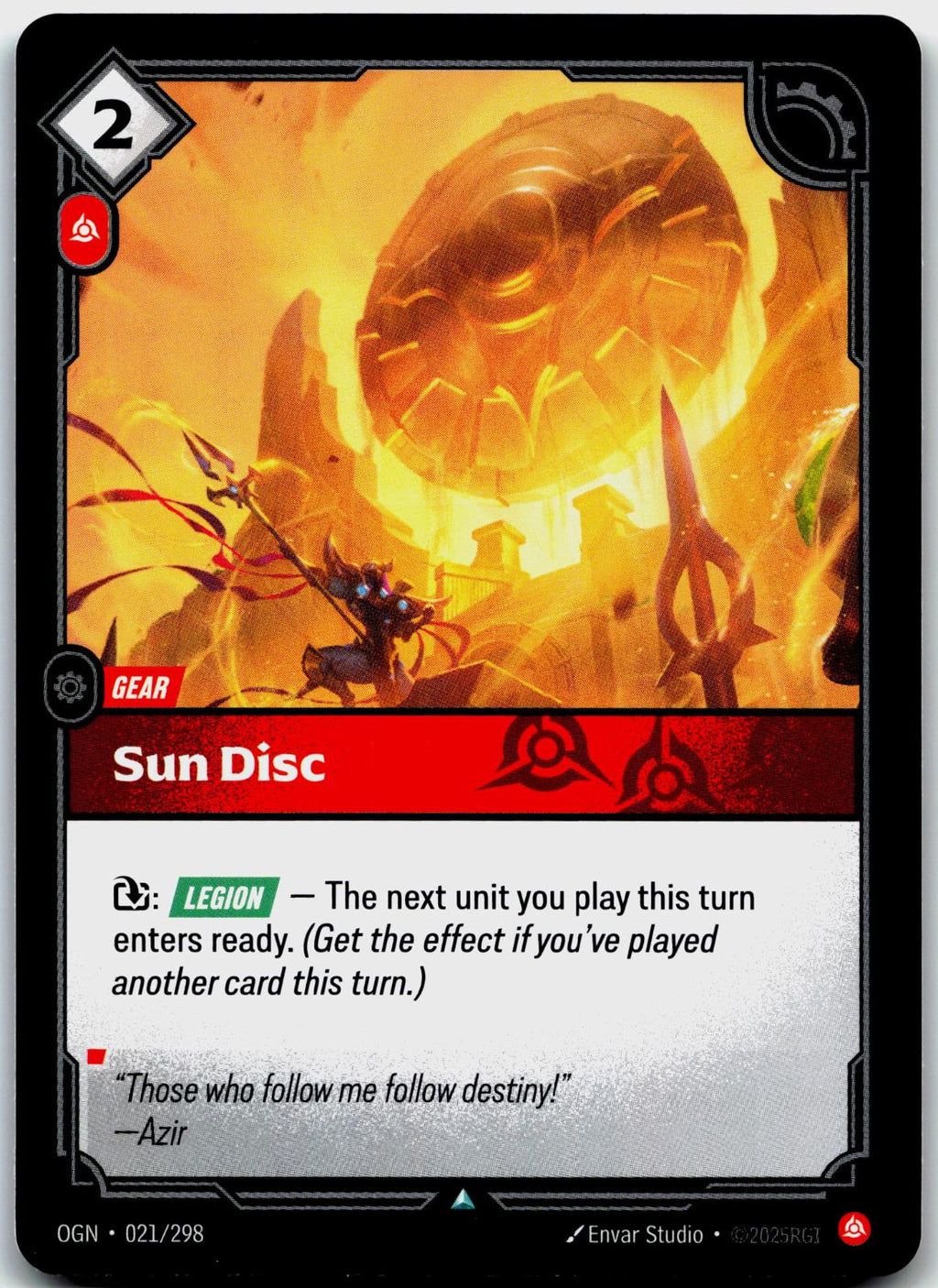 021/298 Sun Disc Origins