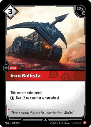 017/298 Iron Ballista Foil Origins