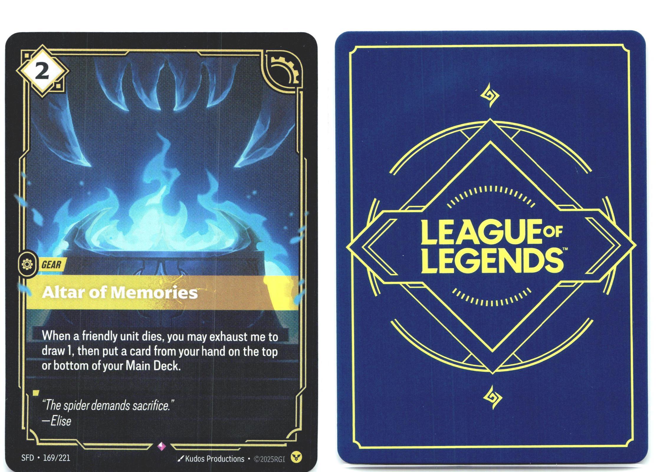169/221 Altar of Memories Foil Spiritforged