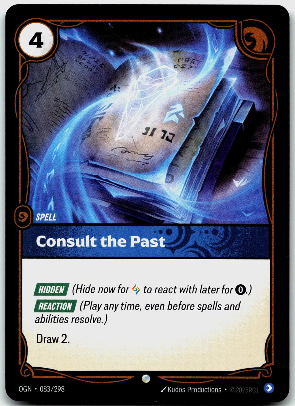 083/298 Consult the Past Foil Riftbound Organized Play Promotional Cards