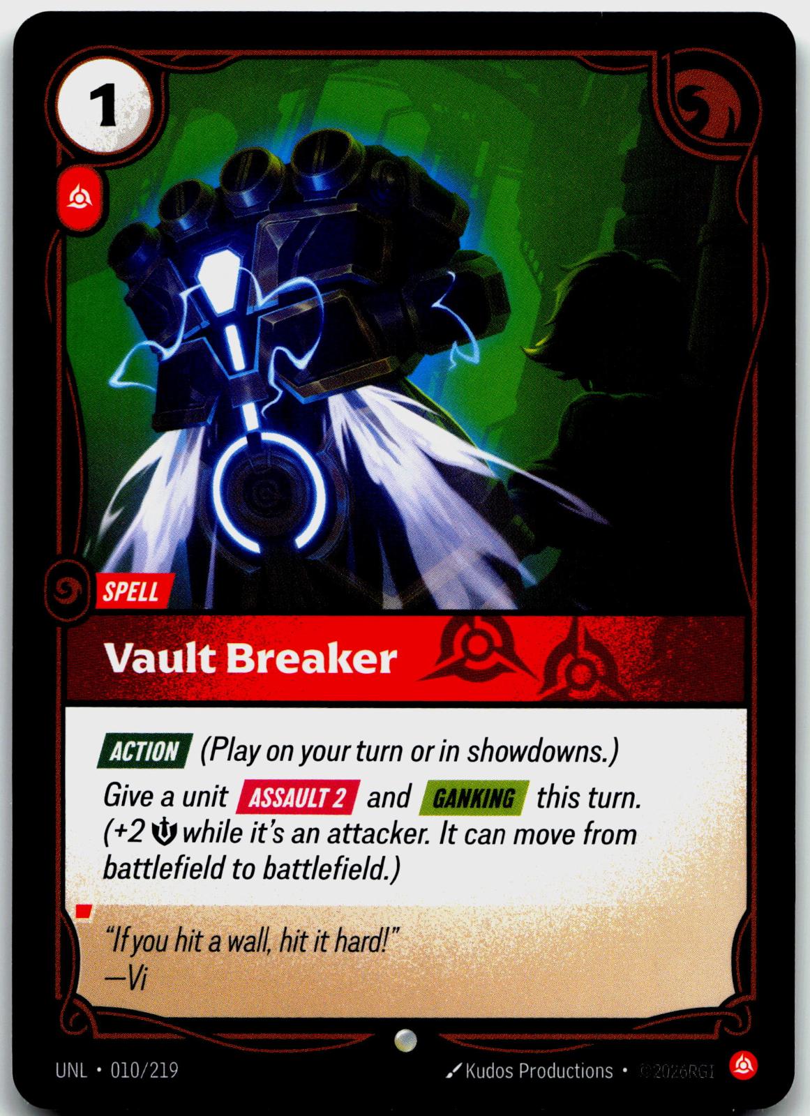 010/219 Vault Breaker Unleashed