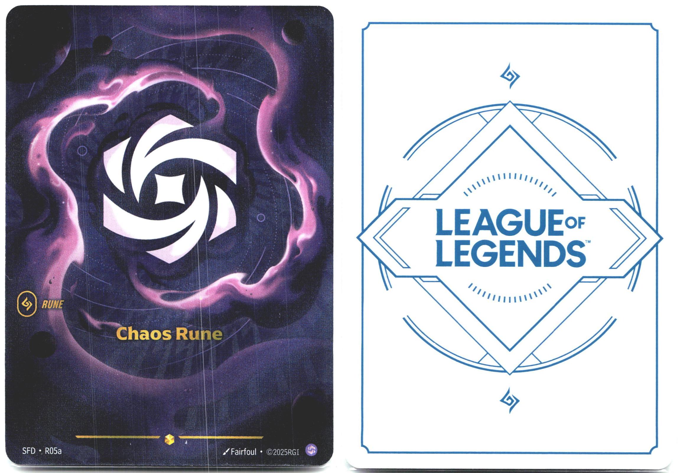 R05A Chaos Rune (R05a) Foil Spiritforged