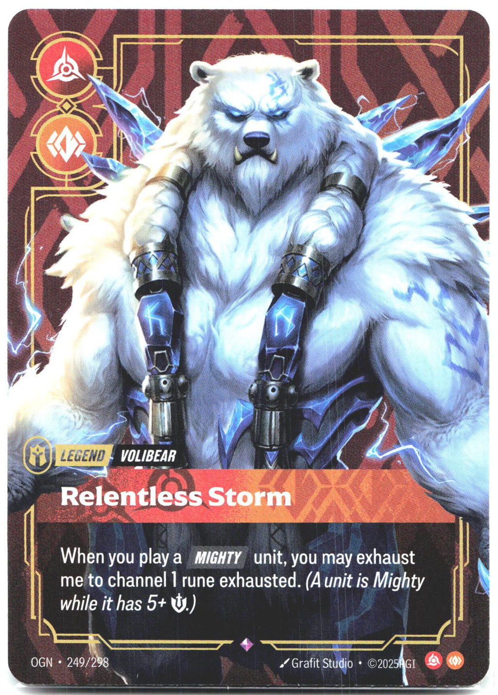 249/298 Volibear - Relentless Storm Foil Origins