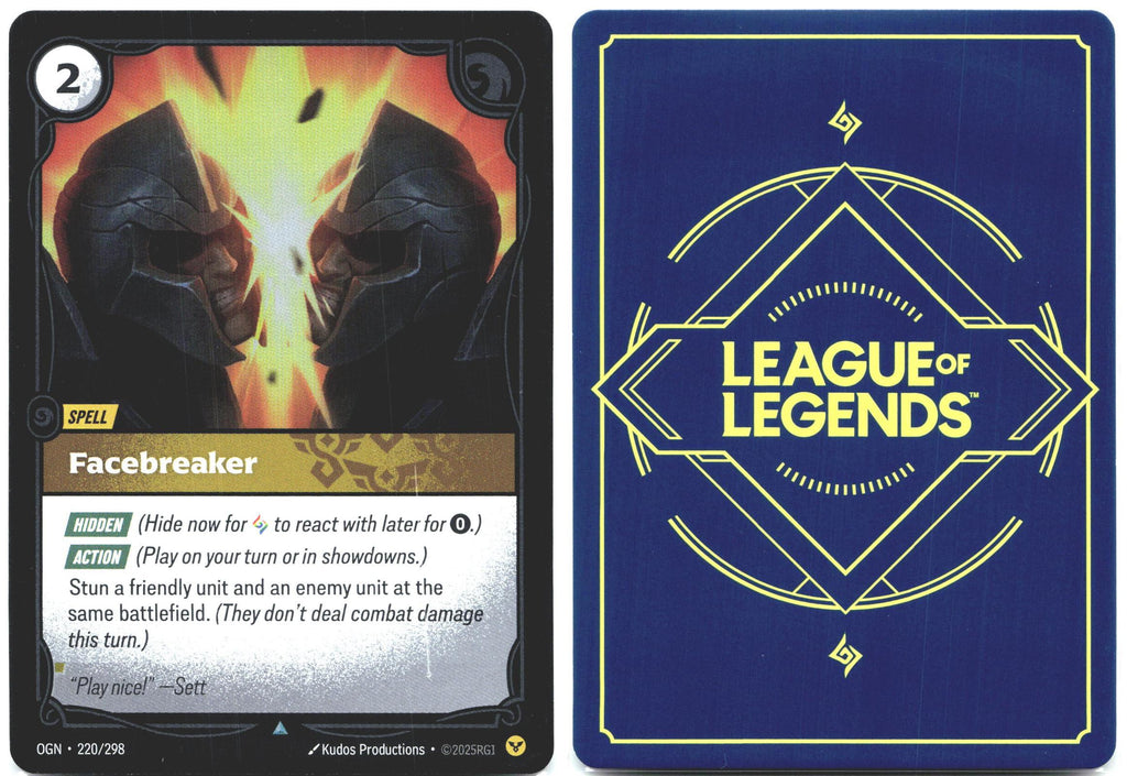 220/298 Facebreaker Foil Origins