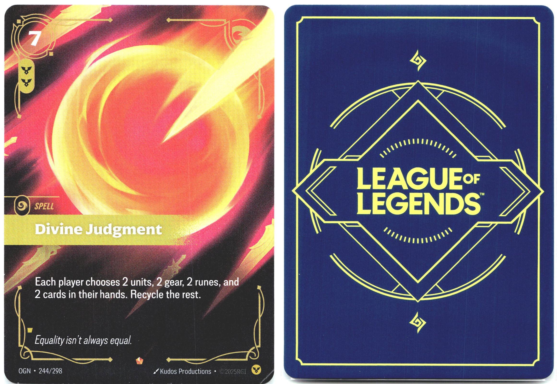 244/298 Divine Judgment Foil Origins